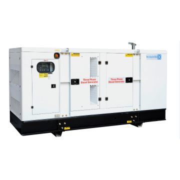 Guangzhou 100kVA / 80kw Diesel Genset insonorizada 3/1 fase ATS Lovol (perkins) Engine Generator